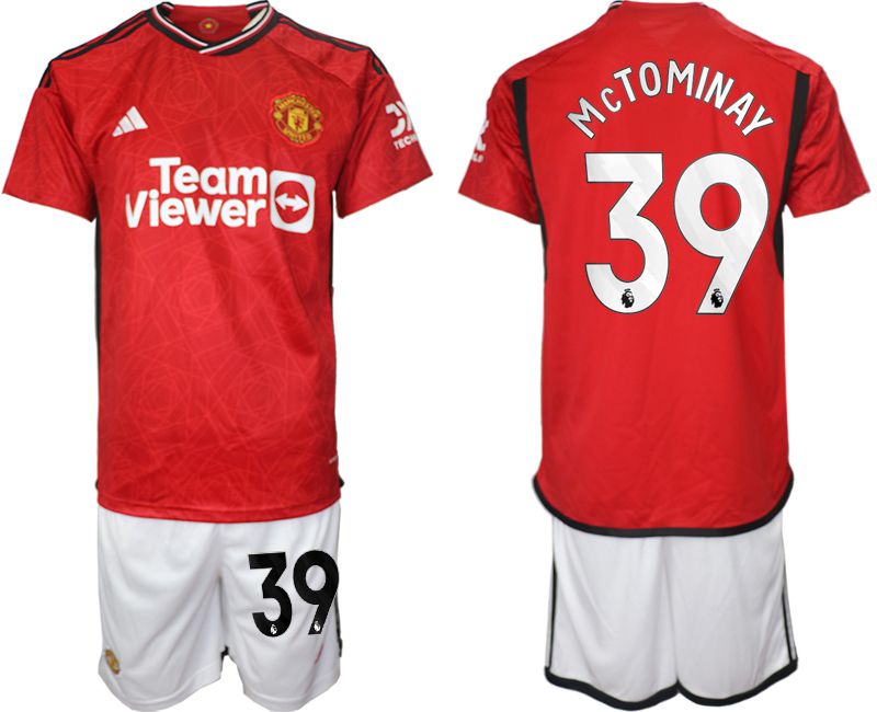 Men 2023-2024 Club Manchester United home red #39 Soccer Jersey->->Soccer Club Jersey